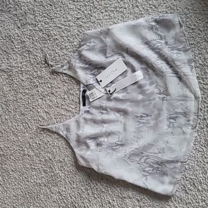 Maven NWT. Gray and white snakeskin print cami. Size small